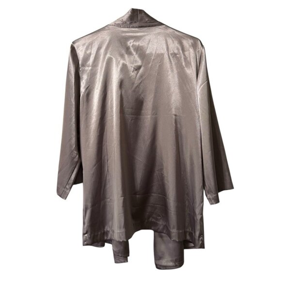 Chicos Beaded Travel Sunrise Jacket Light Cinder Size 2 Lightweight Formal NWT - Picture 2 of 16